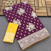 J New Heavy Dola Silk Sarees Crafted With Rich And Luxurious Dape And Durability